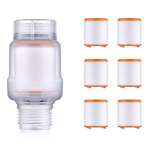 

Household Washing Machine Electrical Water Heater Water Purification Filter With 6 Cartridges, Style: Faucet Filter