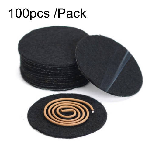 

6cm 100pcs /Pack Aluminum Foil Fireproof Cotton Pad Incense Burner Flame Retardant Cotton Mat Mosquito Coil Fireproof Pad