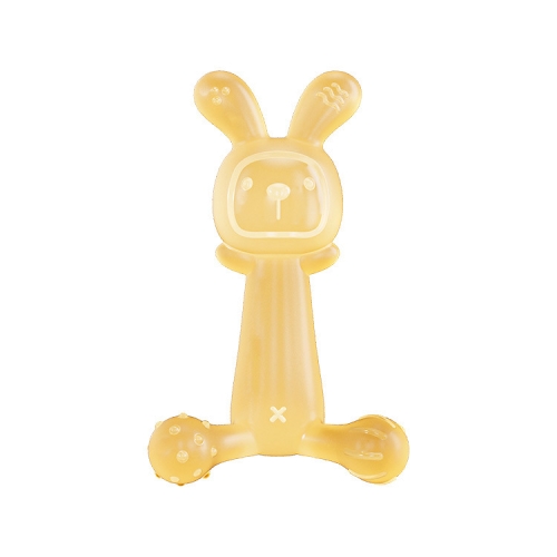 

Bunny Baby Teether BPA Free Food-Grade Silicone Teether Infant Teething Stick Anti-eating Hand, Color: Nano Color