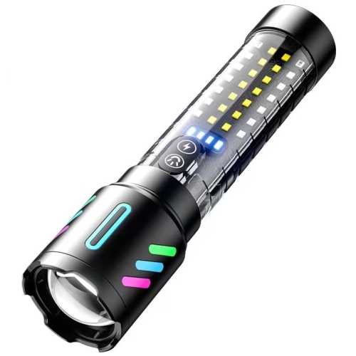 

Type-C Rechargeable Outdoor Zoom Strong Laser Flashlight(519)