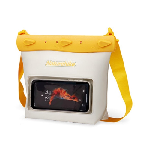 

Naturehike Touch Screen Cell Phone IPX8 Waterproof Bag Swimming Diving Bag Trail Rafting Equipment, Color: 2.6L Yellow