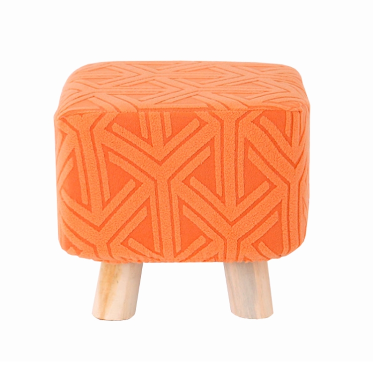 

Stretch Universal All-Inclusive Stool Cover Household Seat Dust-Proof Protector, Style: Square Orange