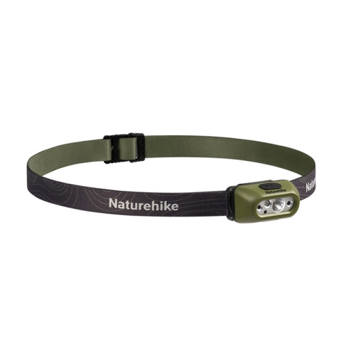 

Naturehike Outdoor Climbing Hiking Fishing Sensor Strong Light Rechargeable Head Mounted Light(Dark Green)