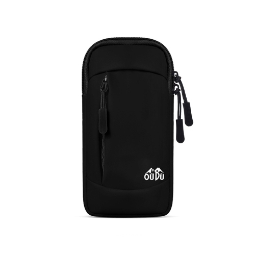 

OUDU Outdoor Running Cell Phone Arm Bag Unisex Sports Portable Mobile Phone Pouch(Black)