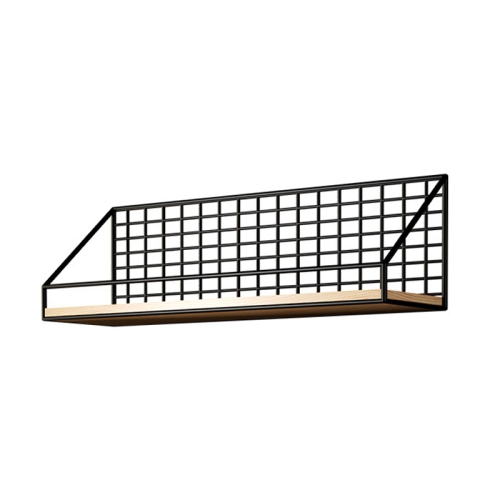 

Household Large Non-Punching Organizer Wall Hanging Shelf, Style: Black Basic Model