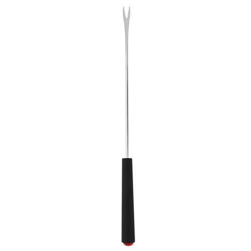 

V-Shape Outdoor Portable Barbecue Fork Stainless Steel Barbecue Tool, Style: Regular Red