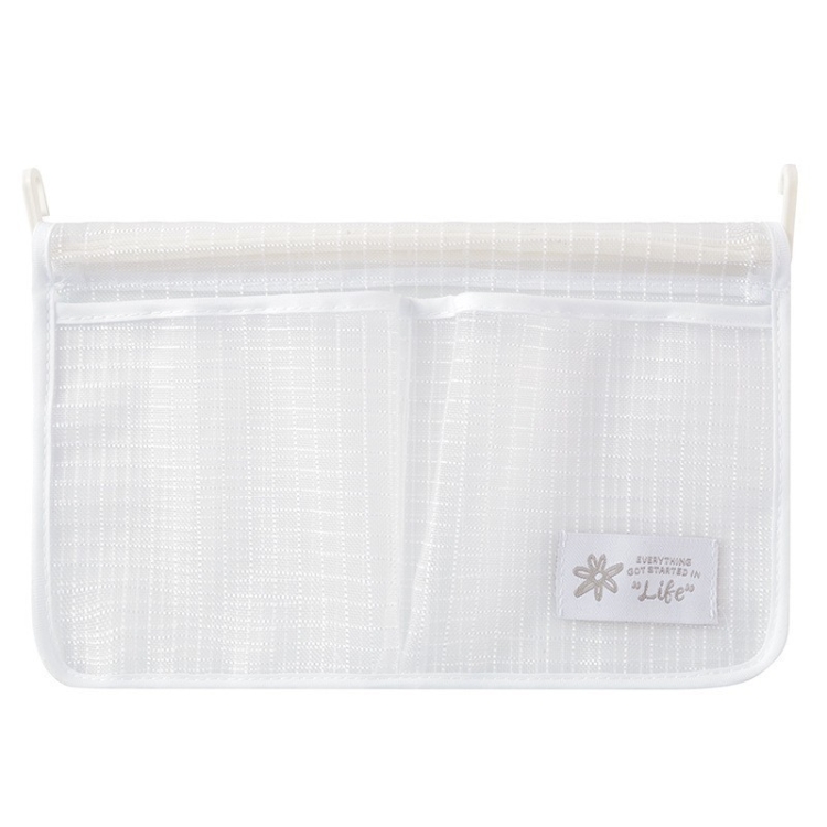 

Hanging Refrigerator Storage Kitchen Classification Double Compartment Storage Bag(White)
