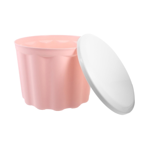 

Multifunctional Household Plastic Storage Stool For Sundries Snacks, Color: Small Lotus Pink