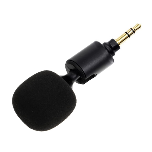 

Mobile Phone Live Broadcast Microphone, Style: 3.5 Straight Head 3-section Plug (Sponge Cover)