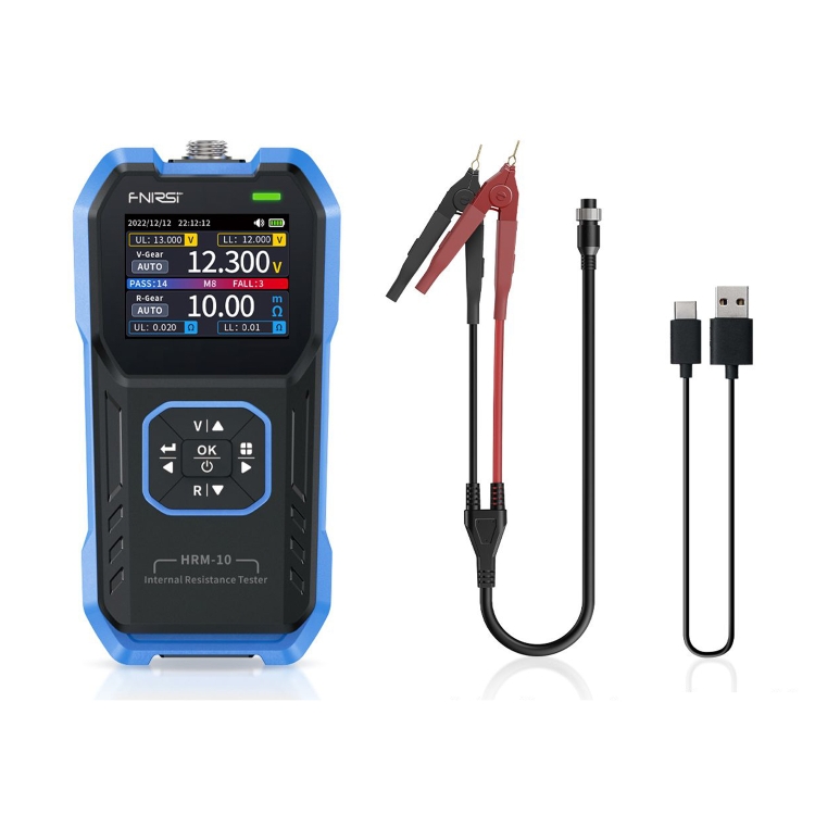 

FNIRSI 18650 Lithium Battery Internal Resistance Voltage Measuring Instrument(HRM-10)