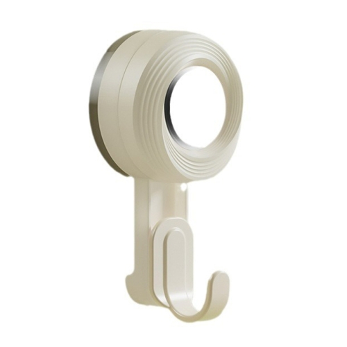 

Rotating Suction Cup Hook Wall Mounted Towel Sucker Hooks Reusable Shower Hanger(Cream)