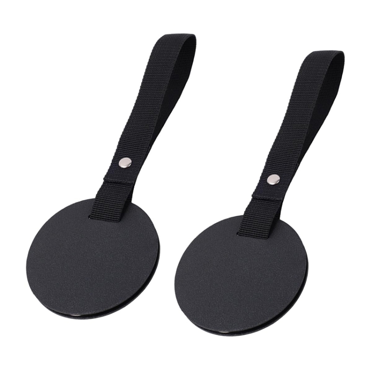 

2pcs Concealed Car Seatback Leather Storage Hooks(Black)