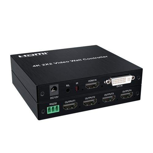 4K 2x2 HDMI Video HD Splice Support HDMI / DVI Input 4CH HDMI Output US Plug