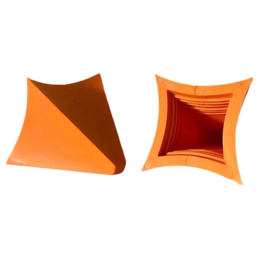 

2pcs / Set Household Decoration Tile Chamfering Silicone Seam Tools(Orange)