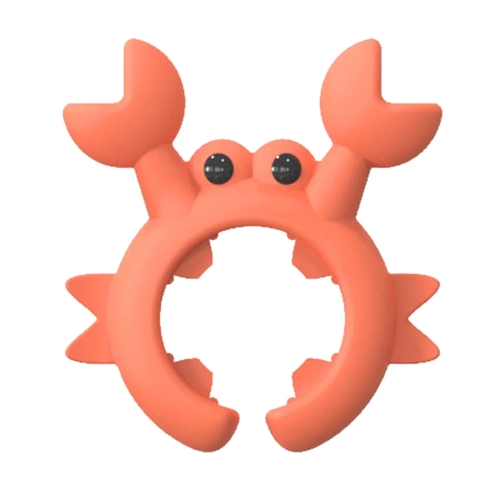 

Crab Shaped Silicone Spatula Rack Holder Steam Release Overflow Kitchen Gadgets(Orange)