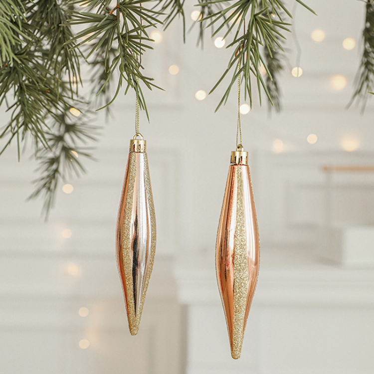 Timeless Festive Charm and Holiday Elegance: 2pcs Christmas Decoration Christmas Tree Pendant Hanging Ornaments, Style: Christmas Tree will Delight and Holiday Celebration