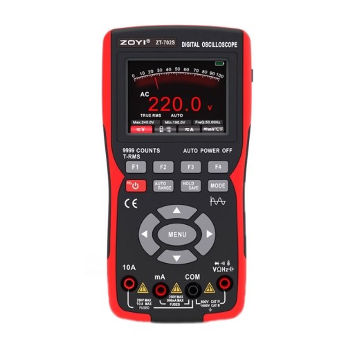 

ZOYI Color Screen Multifunctional Handheld Digital Oscilloscope Multimeter(English)