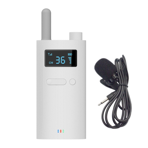 2.4G Wireless Office Conference Tour Guide Explainer One-way One-to-Many Explainer Microphone, Style: YWI22 Transmitter