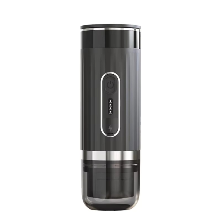 

3 In 1 Automatic Wireless Italian Capsule Coffee Machine Portable Rechargeable Heating Coffee Maker(Black)