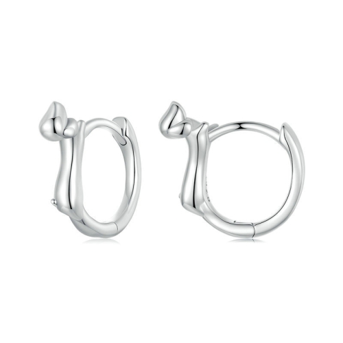 

S925 Sterling Silver Dachshund Animal Earrings(SCE1765)