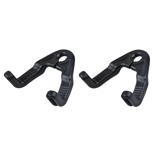 1pair Hidden Car Headrest Storage Hooks Car Seat Hook(Black)