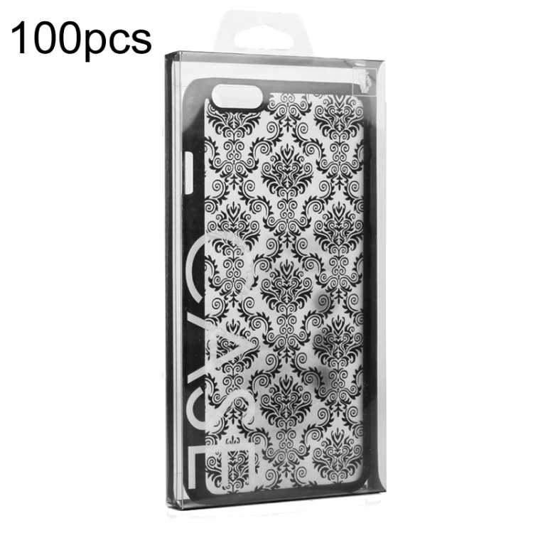 

100pcs /Pack Blister PVC Phone Case Packaging Box Clear Retail Box, Size: For 4.7 Inch