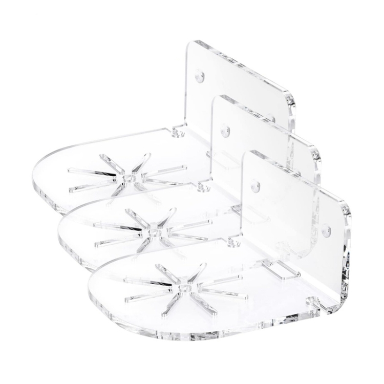 YX135 3pcs / Set Acrylic Wall Mount Bracket For Baby Monitor / Safety Camera  / Speaker