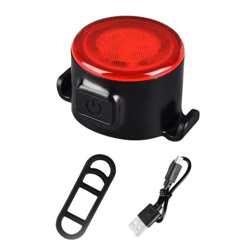 

USB High Bright Bicycle Tail Light MTB Headlight Night Riding Safety Warning Light Cycling Equipment(Red)