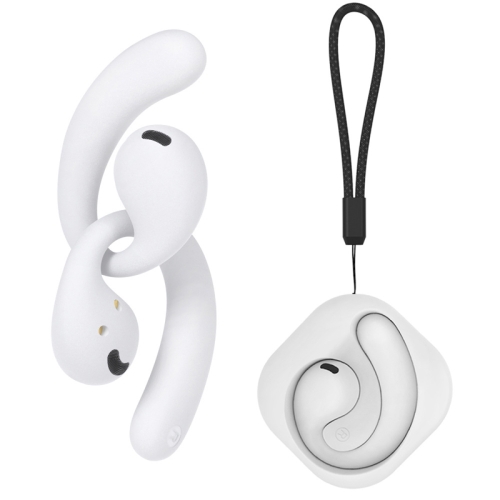 

Bluetooth 5.4 Earphones OWS Hanging Wireless Earphone Noise Cancelling Stereo Sound Sports Earbuds(White)