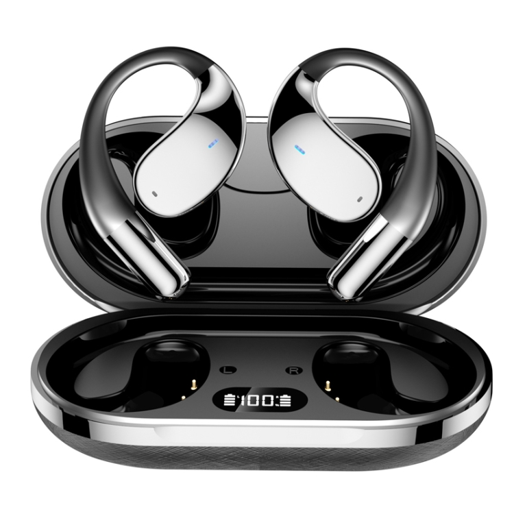 

Q39 On-Ear Open Sports Wireless Digital Bluetooth Earphones, Color: Black