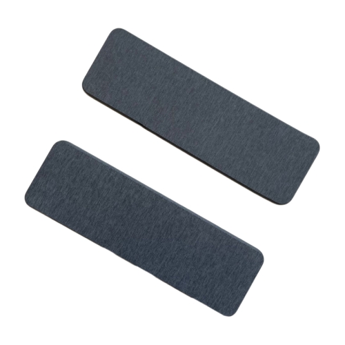 

2pcs /Set Absorbent Coaster Diatomaceous Earth Drying Mat Bathroom Quick-drying Drainage Mat, Size: 22.5x7cm(Dark Gray)