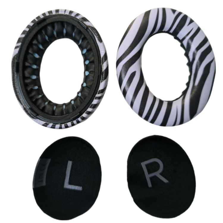 

For BOSE 700 / NC700 2pcs Headphone Sponge Cover With Pad(Zebra Print)