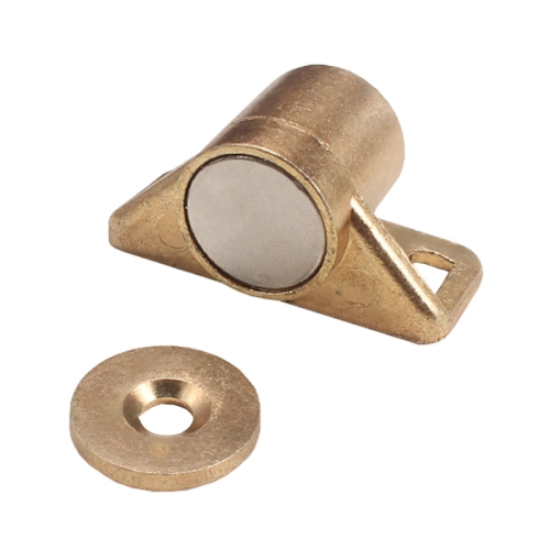 Household Cabinet Door Magnetic Suction Buckle Bumper Ball Adhesive Coupler(Gold)