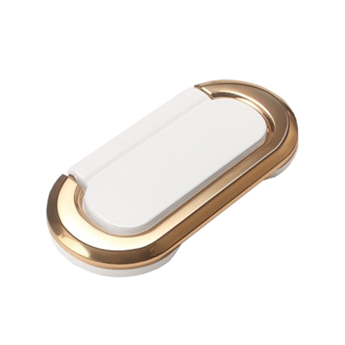 Simple Household Cabinet Drawer Hidden Flat Pull Handle, Color: Gold+White