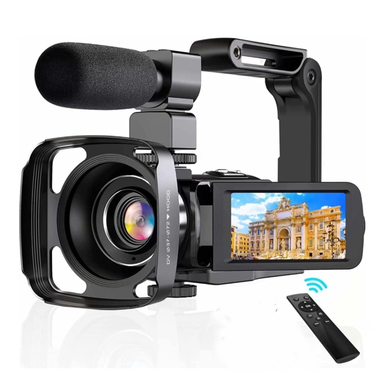 4K Digital Video Camera 3 Inch IPS Touch Screen 56MP 18X Digital Zoom ...