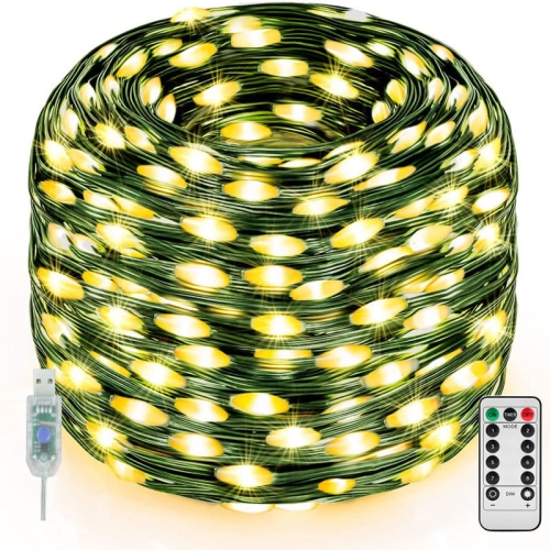 

LED Llight String Outdoor Waterproof Christmas Holiday Garden Decoration, Length: 10m 100 Light(Warm Light USB)