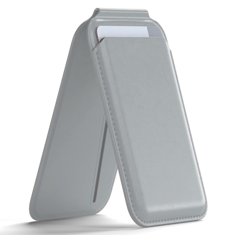 Mobile Card Rack Mobile Phone MagSafe Wallet Card Holder With Adjustable Stand(Saddle Brown)