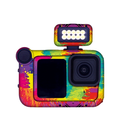 For GOPro HERO13 Black Camera Stickers Body Protective Film, Style: 01 Watercolor