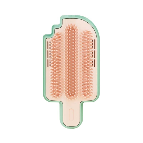 

Cats Corner Self-Exciting Ice-Cream Scrubber Pet Massage Brush Toy, Style: Simple Model