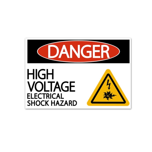 

1pc 30x20cm High-Voltage Electrical Box Hazard Warning Waterproof Sticker