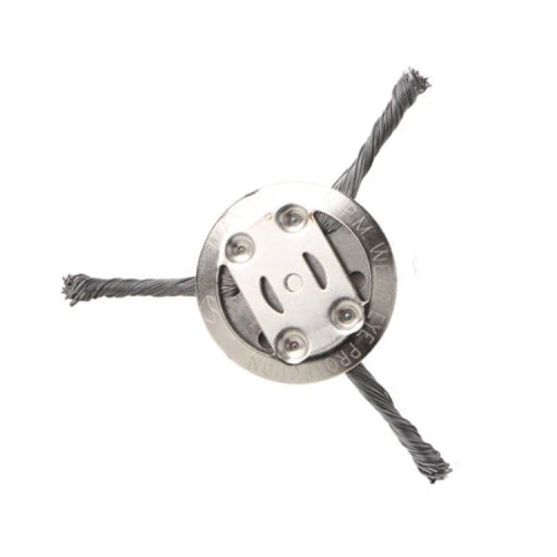 

Steel Wire Weeding Wheel Twisted Wire Weeding Disc Mower Blade Accessories, Spec: 3-heads