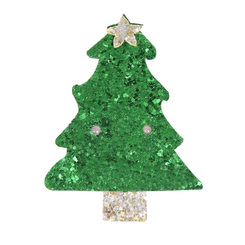 

Cartoon Luminous Brooch Decoration Christmas Children and Adult Dress-up Props(Christmas Tree)