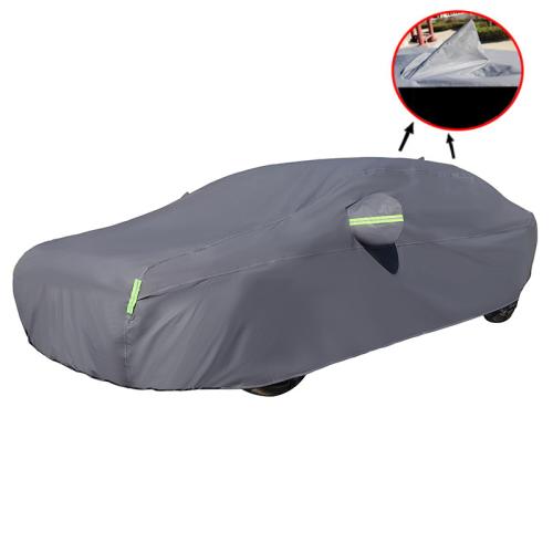 

Sedan Car EVA Plus Velvet Thickened Heat Insulation Sunshade With Shark Fin, Size: M 4.5x1.7x1.4m