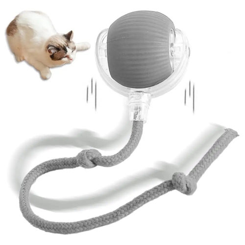 

Cat Smart Avoid Ball Toys Electric Teaser Balls(Gray)