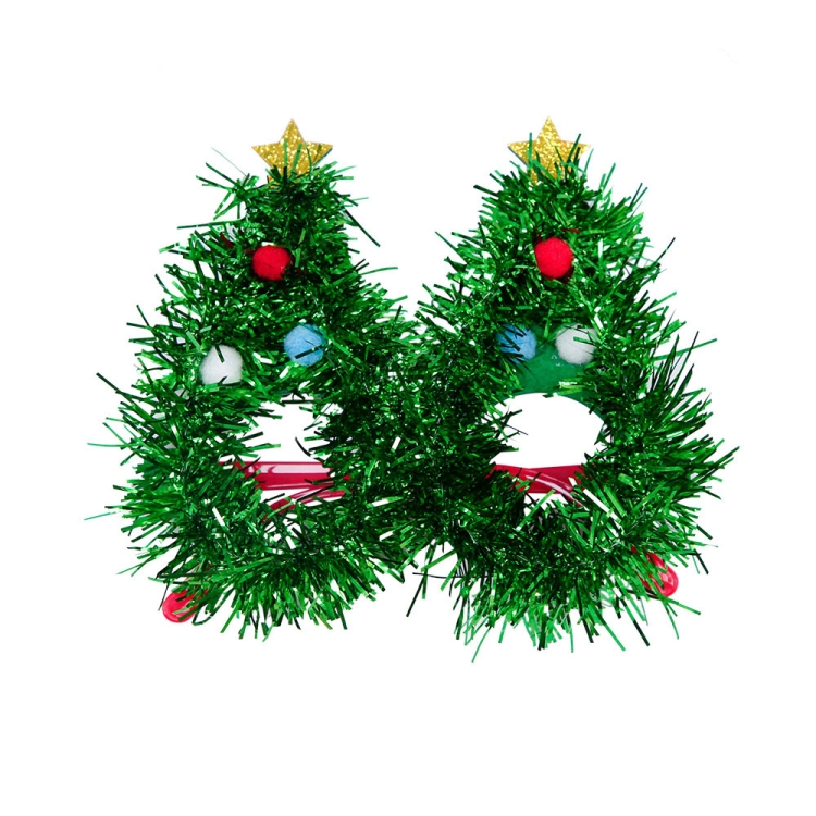 Christmas Decoration Masquerade Glasses: Festive Dress-Up Christmas Tree Eyewear for Parties and Celebrations