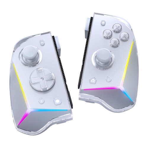 

EasySMX S15 For Switch Wireless RGB Controller Split Joypad 6 Axis Gyroscop, Mechanical Hall Effect(White)