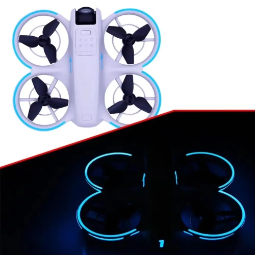 

For DJI Neo Luminous Stickers Night Glow Cool Film(Sky Blue)