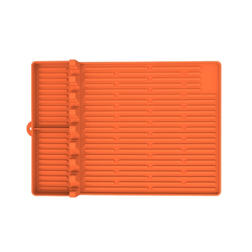 

For Blackstone Grill Side Rack Tool Silicone Pad With Hanging Hole, Spec: Orange Thick