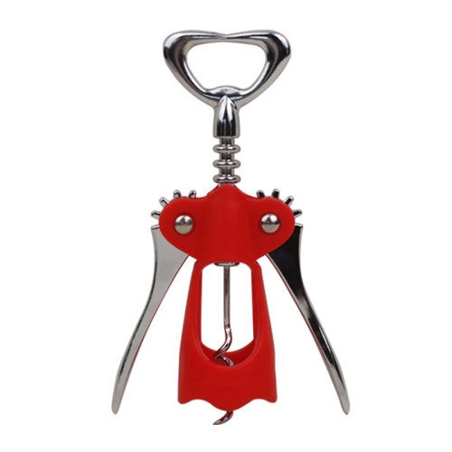 Wine Corkscrew Beer Opener Multifunctional Wine Opening Tool, Style: 249-Love Red