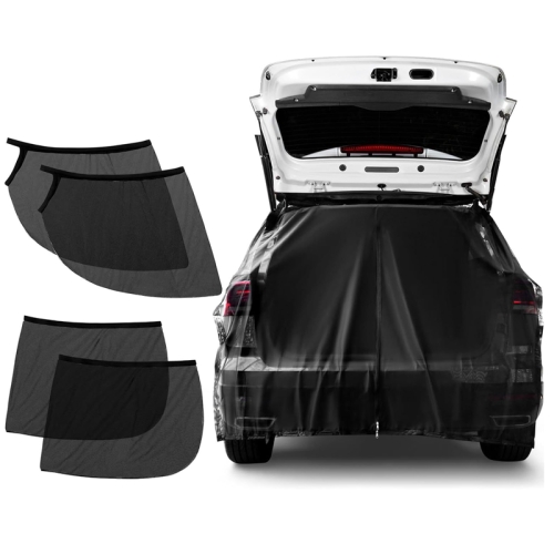 

Car Rear Trunk Ventilation Shade Anti-mosquito Screen Cover, Size: S(Set)